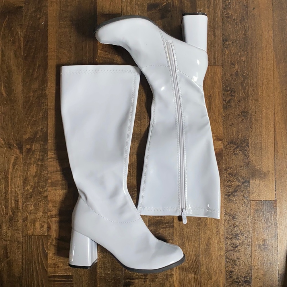 White Go-Go Boots